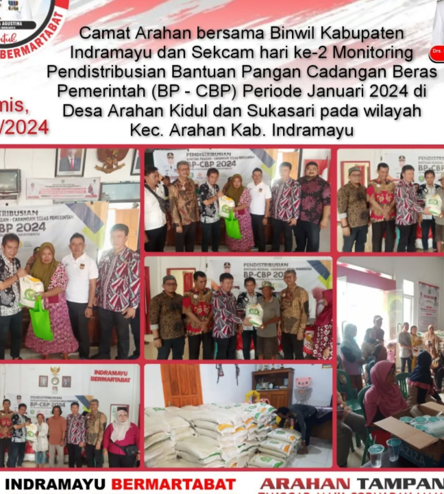 camat arahan bersama binwil kabupaten indramayu